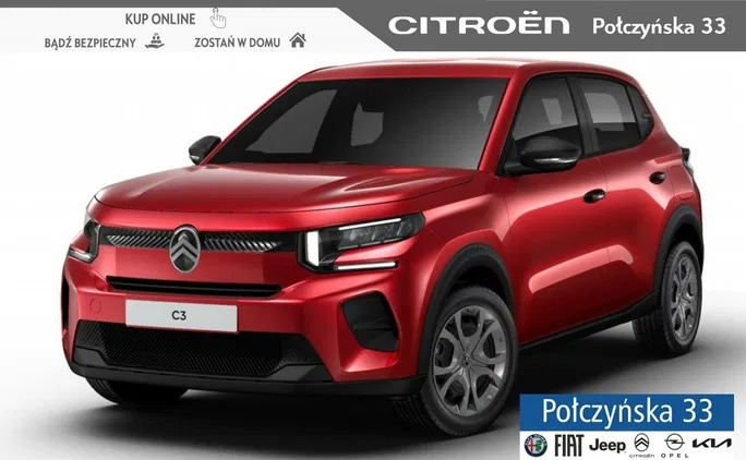 samochody osobowe Citroen C3 cena 75050 przebieg: 3, rok produkcji 2024 z Oborniki Śląskie